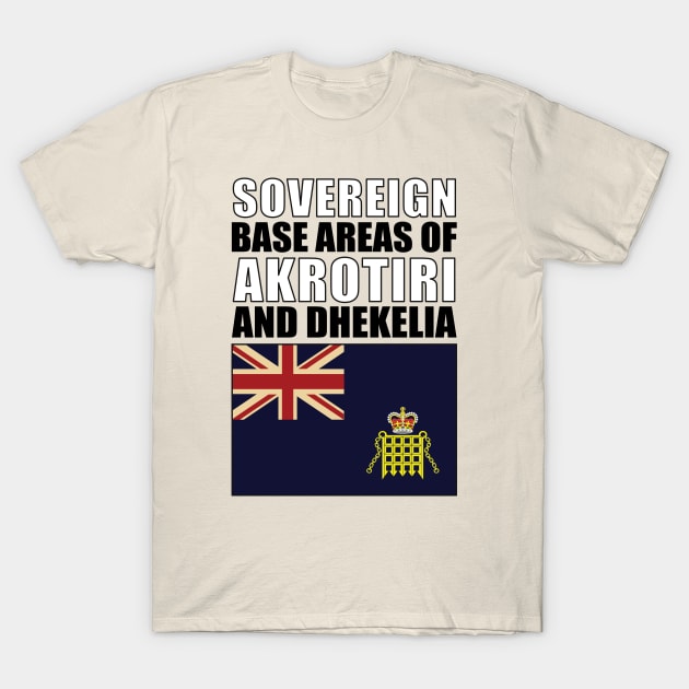 Flag of Sovereign Base Areas of Akrotiri and Dhekelia T-Shirt by KewaleeTee